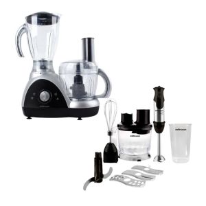 Mellerware – Maestro 3-in-1 Food Processor Grey with Stick Blender – Black Mellerware – Maestro 3-in-1 Food Processor Grey with Stick Blender – Black