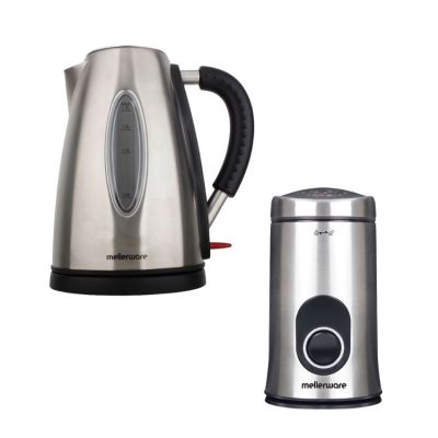 Mellerware – Potenza Kettle 1.7L with Aromatic Coffee Mill & Grinder Mellerware – Potenza Kettle 1.7L with Aromatic Coffee Mill & Grinder