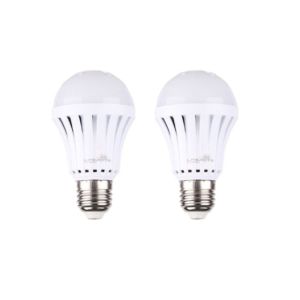 Litemate- Rechargeable A60 E27 LED Light Bulb – (7W) Cool White – Pack of 2 Litemate- Rechargeable A60 E27 LED Light Bulb – (7W) Cool White – Pack of 2