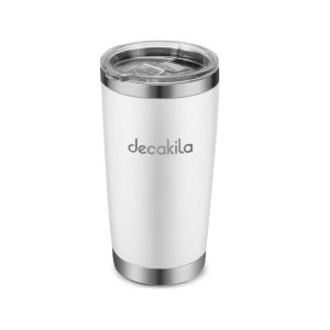 Decakila – Stainless Steel Mug Tumbler 566ml – White Decakila – Stainless Steel Mug Tumbler 566ml – White