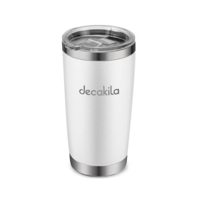 Decakila – Stainless Steel Mug Tumbler 566ml – White Decakila – Stainless Steel Mug Tumbler 566ml – White