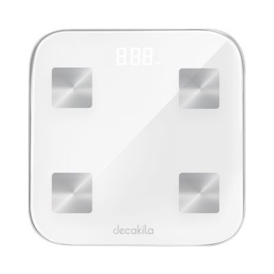 Decakila – Smart Body Fat Scale – 0.1-180kg – White Decakila – Smart Body Fat Scale – 0.1-180kg – White