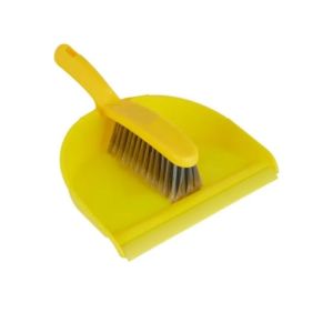 MTS – Dustpan and Brush Set – Yellow MTS – Dustpan and Brush Set – Yellow