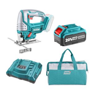Total Tools – Lithium-Ion Industrial Jig Saw, Battery, Charger & Tool Bag Total Tools – Lithium-Ion Industrial Jig Saw, Battery, Charger & Tool Bag