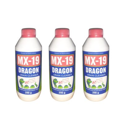 MX-19 Dragon Drain Cleaner 250 – Pack of 3 MX-19 Dragon Drain Cleaner 250 – Pack of 3
