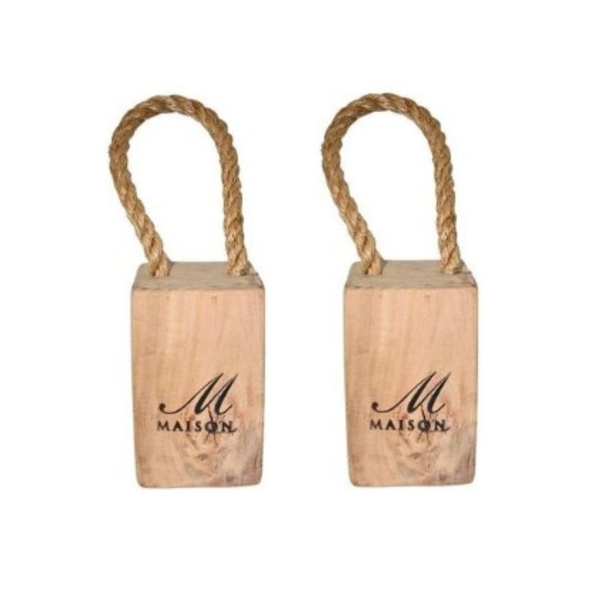 Maison – Door Stop with Rope – Pack of 2 Maison – Door Stop with Rope – Pack of 2