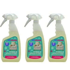 Dry Wonder – Fabric and Upholstery Dry Foam Cleaner – 500ml – Pack of 3 Dry Wonder – Fabric and Upholstery Dry Foam Cleaner – 500ml – Pack of 3