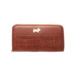 The Santorini – Crocodile Double Zipper Mobile Phone Purse (Tan) The Santorini – Crocodile Double Zipper Mobile Phone Purse (Tan)