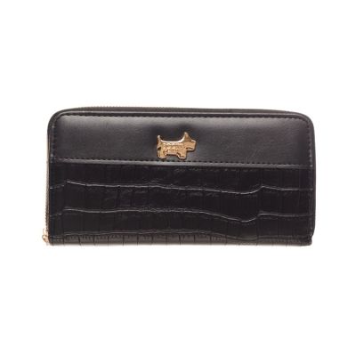 The Santorini – Crocodile Double Zipper Mobile Phone Purse (Black) The Santorini – Crocodile Double Zipper Mobile Phone Purse (Black)