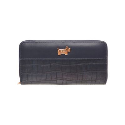 The Santorini – Crocodile Double Zipper Mobile Phone Purse (Navy) The Santorini – Crocodile Double Zipper Mobile Phone Purse (Navy)