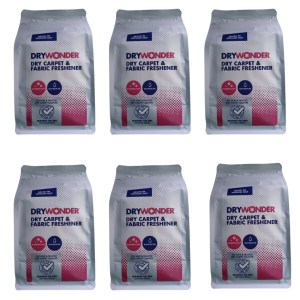 Dry Wonder – Dry Carpet and Fabric freshener – 350g – Pack of 6 Dry Wonder – Dry Carpet and Fabric freshener – 350g – Pack of 6