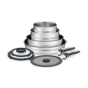 Jamie Oliver – Tefal Ingenio – Stainless Steel 9 Piece Cookware Set Jamie Oliver – Tefal Ingenio – Stainless Steel 9 Piece Cookware Set