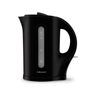Mellerware – “Tugela” 1.7L Cordless Plastic Kettle – Black – Bulk Box of 6 Mellerware – “Tugela” 1.7L Cordless Plastic Kettle – Black – Bulk Box of 6