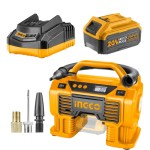INGCO – Auto Air Compressor with Charger & Battery Pack – (5.0AH) INGCO – Auto Air Compressor with Charger & Battery Pack – (5.0AH)