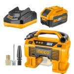 INGCO – Auto Air Compressor with Charger & Battery Pack – (6.0AH) INGCO – Auto Air Compressor with Charger & Battery Pack – (6.0AH)