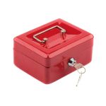 Cash Box – (152x118x80mm) – Red Cash Box – (152x118x80mm) – Red