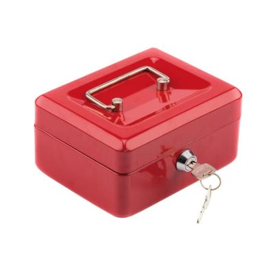 Cash Box – (152x118x80mm) – Red Cash Box – (152x118x80mm) – Red