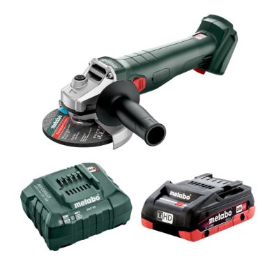 Metabo – Cordless Angle Grinder 18V with Battery LiHD – 4.0Ah and Charger Metabo – Cordless Angle Grinder 18V with Battery LiHD – 4.0Ah and Charger