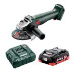Metabo – Cordless Angle Grinder 18V with Battery LiHD – 4.0Ah and Charger Metabo – Cordless Angle Grinder 18V with Battery LiHD – 4.0Ah and Charger