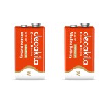 Decakila – 9V Alkaline Battery 6F22 – Pack of 2 Decakila – 9V Alkaline Battery 6F22 – Pack of 2