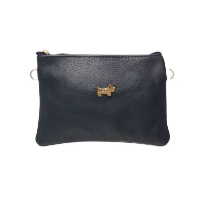 The Sassy – Leather Crossbody and Mobile Phone Sling (Navy + Brown Strap) The Sassy – Leather Crossbody and Mobile Phone Sling (Navy + Brown Strap)