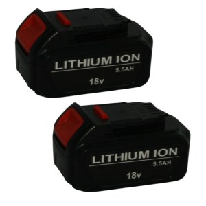 Dewalt – Rechareable Generic Battery – 18V – 5.5Ah – Pack of 2 Dewalt – Rechareable Generic Battery – 18V – 5.5Ah – Pack of 2