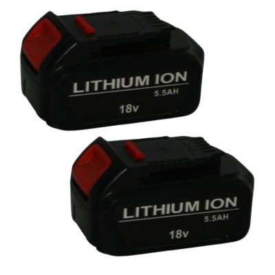 Dewalt – Rechareable Generic Battery – 18V – 5.5Ah – Pack of 2 Dewalt – Rechareable Generic Battery – 18V – 5.5Ah – Pack of 2