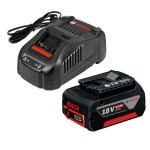 Bosch – Quick Charger and Battery Pack GBA 18V 6.0Ah Bosch – Quick Charger and Battery Pack GBA 18V 6.0Ah