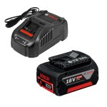 Bosch – Quick Charger and Battery Pack GBA 18V 4.0Ah Bosch – Quick Charger and Battery Pack GBA 18V 4.0Ah