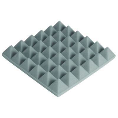 Parrot Products Acoustic Pyramid Foam Panels – 300mmx300mm -12 Pieces – Light Grey Parrot Products Acoustic Pyramid Foam Panels – 300mmx300mm -12 Pieces – Light Grey