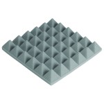 Parrot Products Acoustic Pyramid Foam Panels – 300mmx300mm -12 Pieces – Light Grey Parrot Products Acoustic Pyramid Foam Panels – 300mmx300mm -12 Pieces – Light Grey