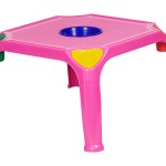 Buzz Kids – Table with Bowl and Cupholders – Pink Buzz Kids – Table with Bowl and Cupholders – Pink