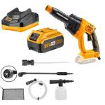 Ingco – Pressure Washer With Accessories and 4.0Ah Battery, Charger Combo Ingco – Pressure Washer With Accessories and 4.0Ah Battery, Charger Combo