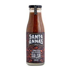 Santa Anna’s – Tomato & Red Pepper Salsa – 375g – Bulk Pack of 6 Santa Anna’s – Tomato & Red Pepper Salsa – 375g – Bulk Pack of 6