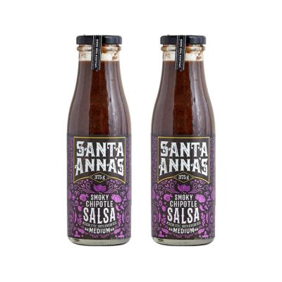 Santa Anna’s – Smoky Chipotle Salsa – 375g – Pack of 2 Santa Anna’s – Smoky Chipotle Salsa – 375g – Pack of 2