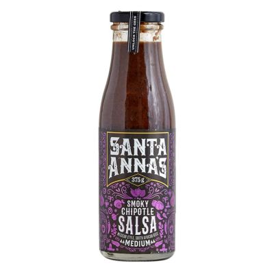 Santa Anna’s – Smoky Chipotle Salsa – 375g – Bulk Pack of 6 Santa Anna’s – Smoky Chipotle Salsa – 375g – Bulk Pack of 6