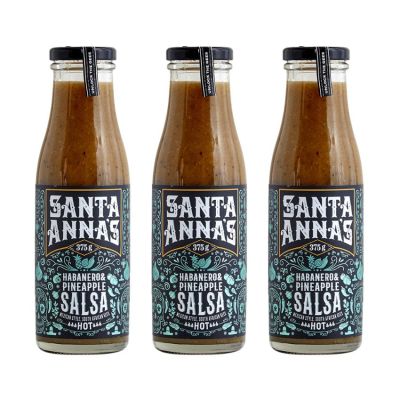 Santa Anna’s – Habanero & Pineapple Salsa – 375g – Pack of 3 Santa Anna’s – Habanero & Pineapple Salsa – 375g – Pack of 3