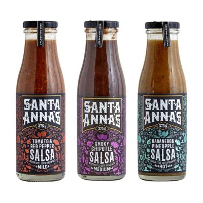 Santa Anna’s – Assorted Salsa – 375g – Pack of 3 Santa Anna’s – Assorted Salsa – 375g – Pack of 3