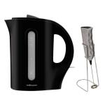 Mellerware – “Tugela” 1.7L Corded Kettle and Milk Frother – Black Mellerware – “Tugela” 1.7L Corded Kettle and Milk Frother – Black