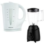Mellerware – “Tugela” 1.7L Cordless Kettle and 1L 300W Jug Blender – White Mellerware – “Tugela” 1.7L Cordless Kettle and 1L 300W Jug Blender – White