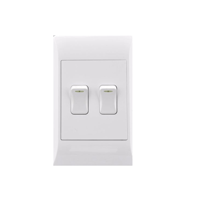 Switch 2L – 2Way 2X4 White E/Mate Switch 2L – 2Way 2X4 White E/Mate
