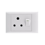 Socket 16A 2X4 Single White E/Mate Socket 16A 2X4 Single White E/Mate