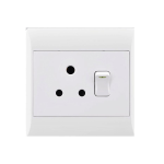 Socket 16A 4X4 Single White E/Mate Socket 16A 4X4 Single White E/Mate