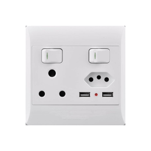 Socket 16A +Euro+2Xusb 4X4 Socket 16A +Euro+2Xusb 4X4