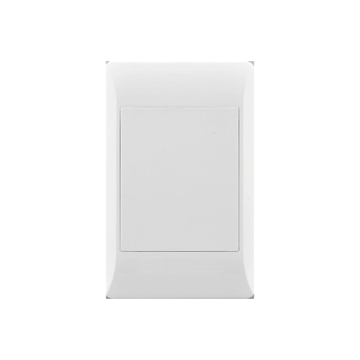 Socket 2X4 Blank Plate White E/Mate Socket 2X4 Blank Plate White E/Mate