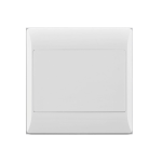 Socket 4X4 Blank Plate White E/Mate Socket 4X4 Blank Plate White E/Mate