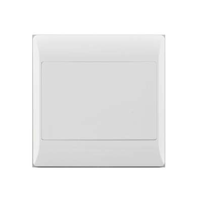 Socket 4X4 Blank Plate White E/Mate Socket 4X4 Blank Plate White E/Mate