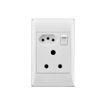 Socket 2X4 16A+Euro White E/Mate Socket 2X4 16A+Euro White E/Mate