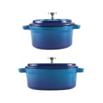 LK’s – Chef – Round Ramekin – 0.22L and Oval Ramekin – 0.33L – Blue LK’s – Chef – Round Ramekin – 0.22L and Oval Ramekin – 0.33L – Blue