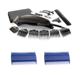 Taurus – Hair Clipper 16 Piece Set Black 6W with Fine Tooth Combs Set Taurus – Hair Clipper 16 Piece Set Black 6W with Fine Tooth Combs Set